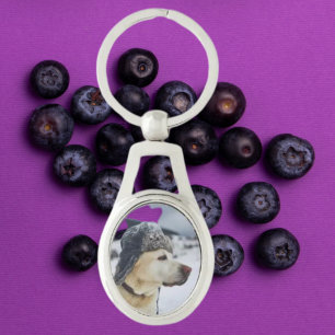 Porte-clés Photo de chien personnalisée Porte - clé photo de 