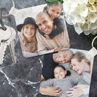 Photo de famille double face personnalisé avec deu