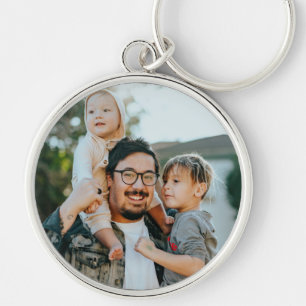 Porte-clés Photo de famille personnalisée
