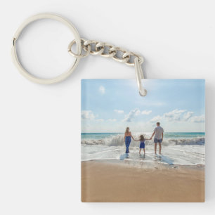 Porte-clés Photo de famille personnalisée