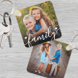 Porte-clés Photo double face personnalisée