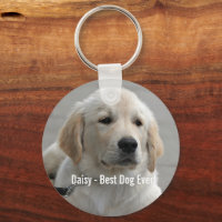 Photo et nom personnalisés Golden Retriever Dog