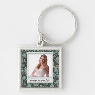 Porte-clés Photo instantanée - photoframe avec le motif