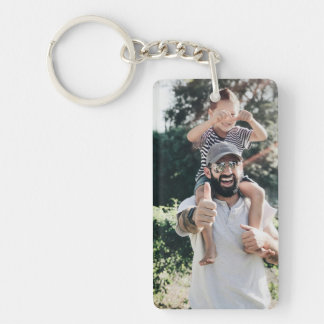 Porte-clés photo personnalisé : famille en acryliq