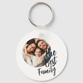 Porte-clés Photo personnalisé La Meilleure Famille 