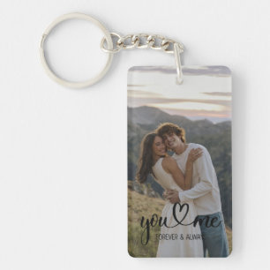 Porte-clés photo personnalisé pour couple – Romant
