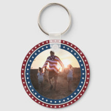 Porte-clés photo personnalisé pour le 250e anniver