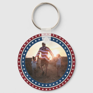 Porte-clés photo personnalisé pour le 250e anniver