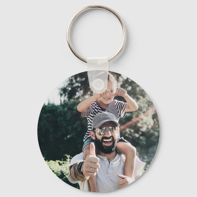 Porte-clés Photo personnalisée (Recto)