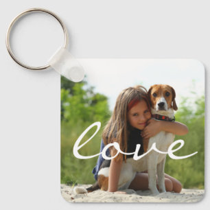 Porte-clés Photo personnalisée Animaux de compagnie et garde 