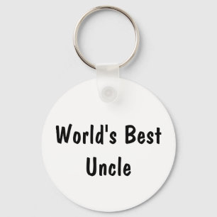 Porte-clés Photo personnalisée du meilleur oncle du monde