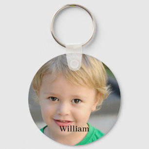 Porte-clés Photo personnalisée et nom personnalisé