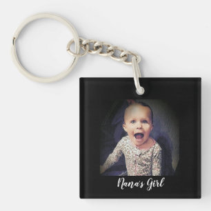 Porte-clés Photo personnalisée La fille de Nana