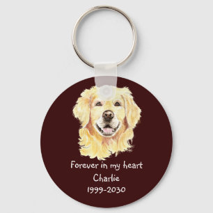Porte-clés Photo personnalisée Mémorial Keepsaké chien animal