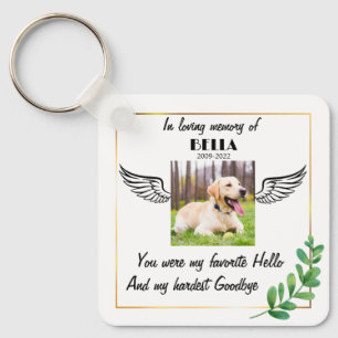 Porte-clés Photo personnalisée Pet Memorial Perte personnalis