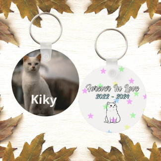 Porte-clés Photo personnalisée pour animal de compagnie