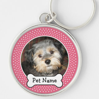 Porte-clés Photo personnalisée pour animaux de compagnie avec
