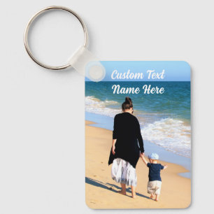 Porte-clés Photo personnalisée Texte Porte - clé Votre famill