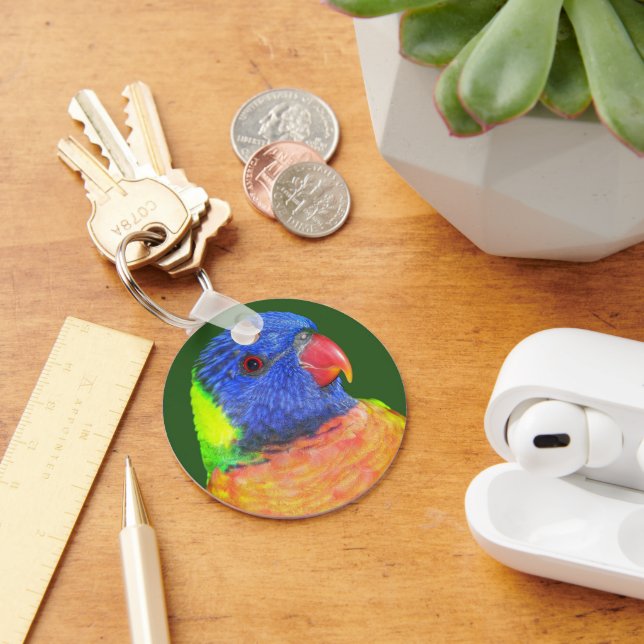 Porte-clés Photo Rainbow Lorikeet Parrot (Bureau)
