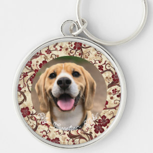 Porte-clés Photo Sympathie personnalisée pour animal de compa
