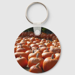 Porte-clés Photographie de la récolte automnale de citrouille