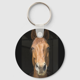 Porte-clés Photographie de visage de cheval