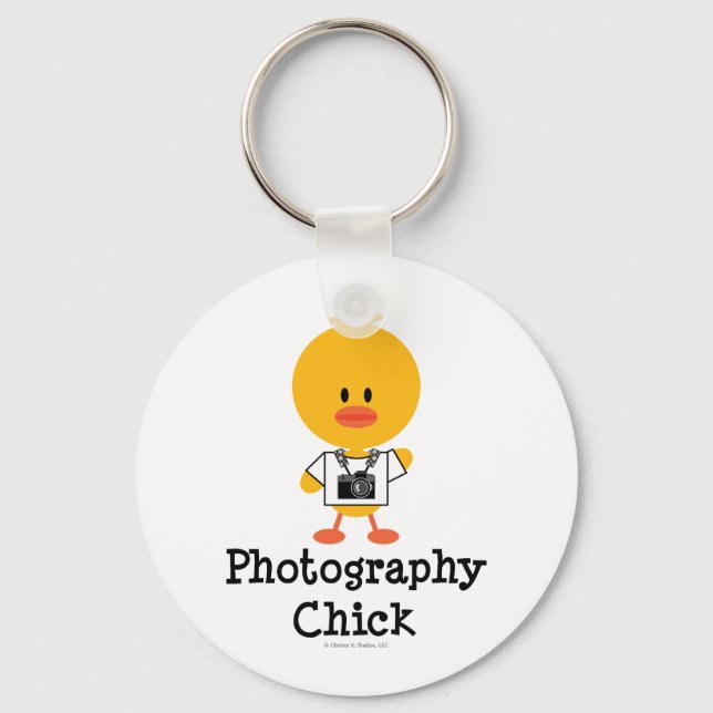 Porte-clés Photographie Porte - clé de poussins (Recto)