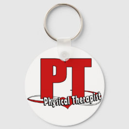 Porte-clés Physiothérapeute ROUGE de LOGO de pinte    GRAND