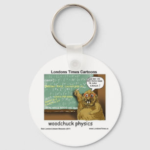 Porte-clés Physique Woodchuck Drôle Cadeaux Tee - shirt Mugs 