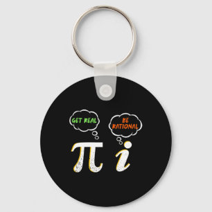 Porte-clés Pi Be Rational Get Real - Enseignant Math - Math H