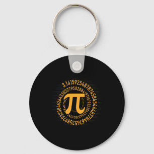 Porte-clés Pi Jour Math Geek Nerd 3.1415 Numéro Irrationnel P