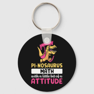 Porte-clés Pi Mathématiques Mathématiques Dinosaure Dino Pi D