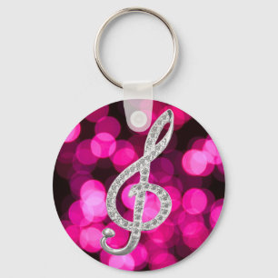 Porte-clés Piano Gclef de musique