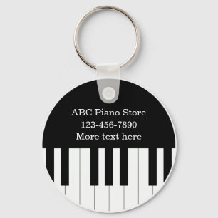 Porte-clés Piano Store Porte - clés d'affaires personnalisés
