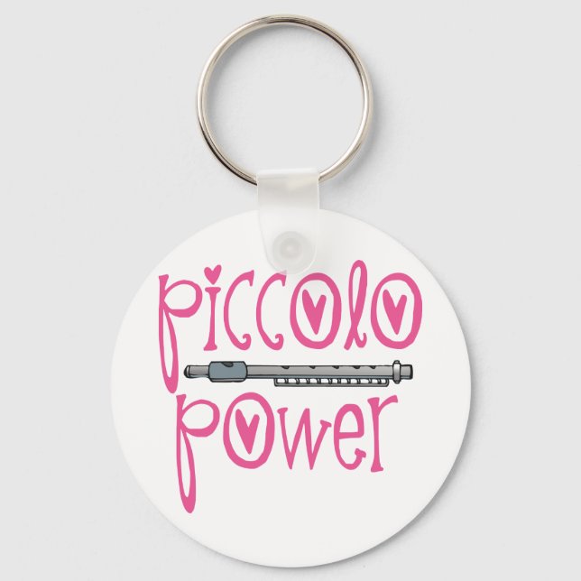 Porte-clés Piccolo Power Pink (Recto)