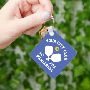 Porte-clés Pickleball Club Team Player Custom Pickler Gift