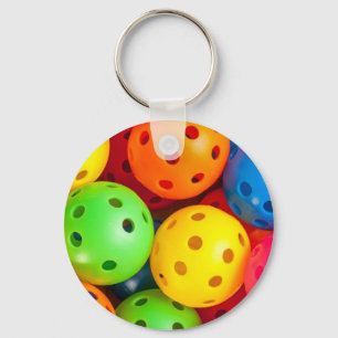 Porte-clés Pickleball coloré