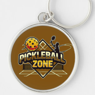 Porte-clés Pickleball Zone - Parfait pour les joueurs passion