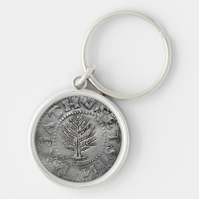 Porte-clés Pièce de monnaie américaine tôt rare (Devant)