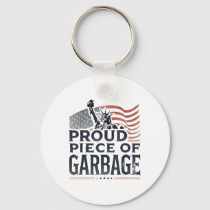 Porte-clés Pièce Fière De L'Argent Garbyge Pour Trump