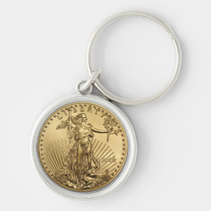 Porte-clés Pièce Gold Eagle