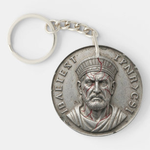 Porte-clés pièce maudite de Judas – Sion‑7 sicle t