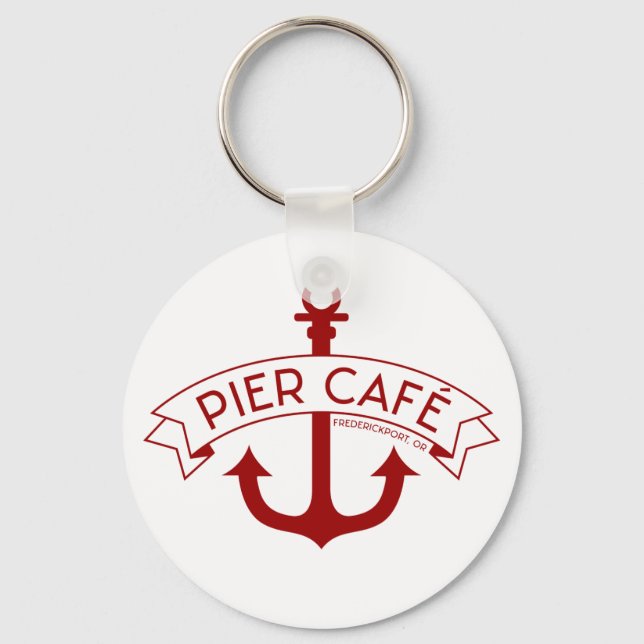 Porte-clés Pier Café Porte - clé rouge (Recto)
