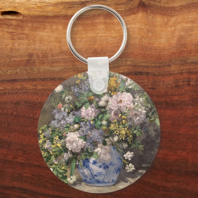 Porte-clés Pierre-Auguste Renoir Bouquet de printemps (Verso)