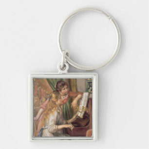 Porte-clés Pierre jeunes filles de Renoir un au piano