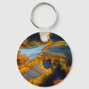 Porte-clés Pietersite à lacis orange