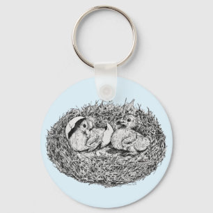 Porte-clés Pigeon Nest Babies