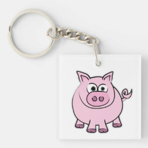 Porte-clés Piggy Throw