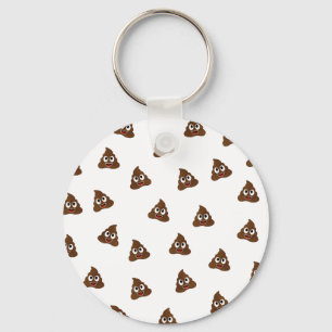 Porte-clés Pile de Poo emoji souriants poops