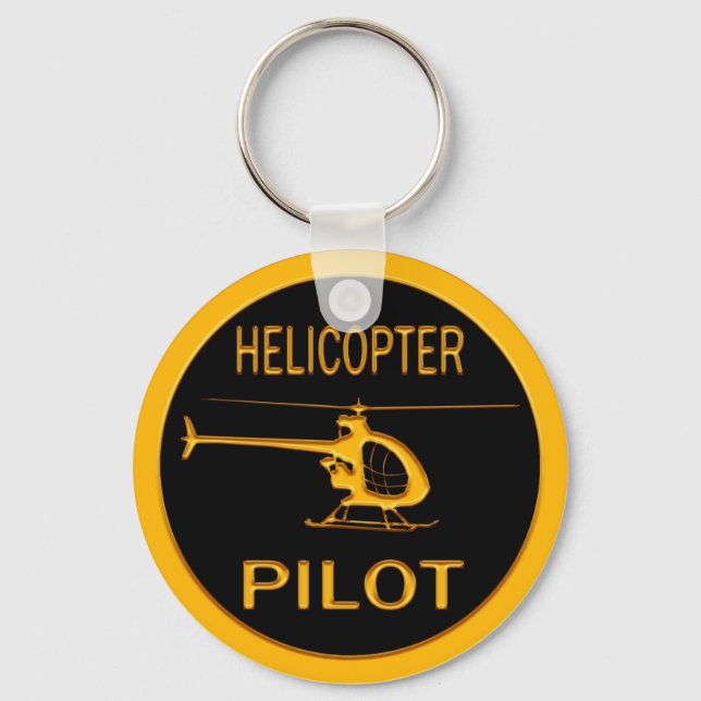 Porte-clés Pilote d'hélicoptère (Recto)